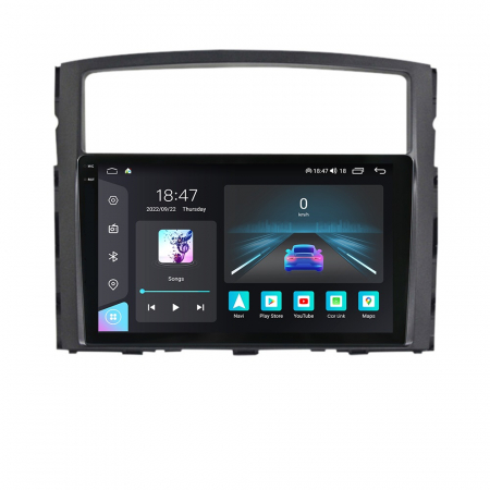 Pajero (2006 - 2018) - Navigatie Mitsubishi Pajero din 2006-2014, Rezolutie 2K, Display QLED 9.5 inch, 4GB RAM si 64GB ROM, Android, Procesor Octacore, Slot sim 4G, Sunet DSP, Wireless Carplay si Android Auto, Camera Marsar