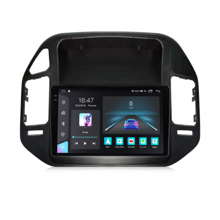 Pajero V73 (1997 - 2011) - Navigatie Mitsubishi Pajero V73 din 1997 - 2011, Rezolutie 2K, Ecran QLED 9.5 inch, 8GB RAM si 128GB ROM, Android, Procesor Octacore, Slot sim 4G, Sunet DSP, Wireless Carplay