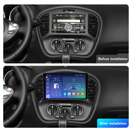 Navigatie Nissan Juke din 2010-2017, Rezolutie 2K, Ecran QLED 9.5 inch, 8GB RAM si 128GB ROM, Android, Procesor Octacore, Slot sim 4G, Sunet DSP, Wireless Carplay si Android Auto [4]