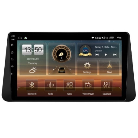 Navigatie Nissan Micra 5 2017 - 2021  Android 14 ,4GB RAM si 64GB ROM, Ecran QLED 9 inch, Android 14, Procesor Octacore, Slot sim 4G, Sunet DSP, Wireless Carplay si Android Auto [2]