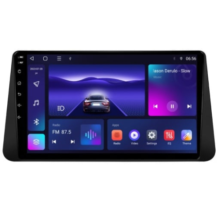Navigatie Nissan Micra 5 2017 - 2021  Android 14 ,4GB RAM si 64GB ROM, Ecran QLED 9 inch, Android 14, Procesor Octacore, Slot sim 4G, Sunet DSP, Wireless Carplay si Android Auto [1]
