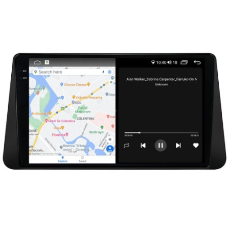 Navigatie Nissan Micra 5 2017 - 2021 Rezolutie 2K, Display QLED 9.5 inch, 4GB RAM si 64GB ROM, Android, Procesor Octacore, Slot sim 4G, Sunet DSP, Wireless Carplay si Android Auto, Camera Marsa [3]