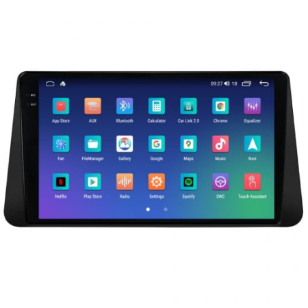 Navigatie Nissan Micra 5 2017 - 2021 Rezolutie 2K, Display QLED 9.5 inch, 4GB RAM si 64GB ROM, Android, Procesor Octacore, Slot sim 4G, Sunet DSP, Wireless Carplay si Android Auto, Camera Marsa [5]