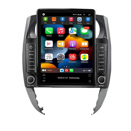 Navigatie Nissan Note 2012-2021 , Ecran TESLA 9.7 inch, 8 GB RAM si 128 GB ROM, Android 15, Slot Sim 4G, Procesor Octa Core, Carplay Wireless si Android auto, Procesor Sunet Digital DSP, [1]