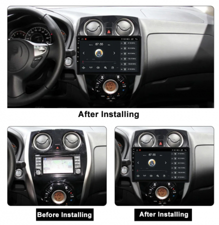 Navigatie Nissan Note 2012-2021 Android 14 , 4GB RAM , Procesor Quad Core , Wireless Carplay si Android auto , Display HD Touchscreen, Wi-Fi , Bluetooth, USB [3]
