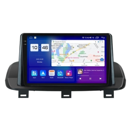 Navigatie Nissan Qashqai 2021 - 2024 Rezolutie 2K, Ecran QLED 9.5 inch, 8GB RAM si 128GB ROM, Android, Procesor Octacore, Slot sim 4G, Sunet DSP, Wireless Carplay [1]