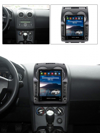 Navigatie Nissan Qashqai J10 din 2006 - 2013, Ecran TESLA 9.7 inch, 4 GB RAM si 64 GB ROM, Slot Sim 4G, Procesor Octa Core, Carplay integrat, Procesor Sunet Digital DSP, Android, Aplicatii, Usb, Wi Fi [2]