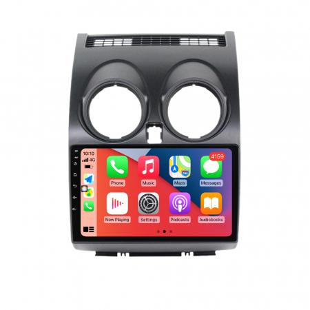 NISSAN - Navigatie Auto Android Nissan Qashqai J10 din 2006-2013, NAVIGPS, 4GB RAM si 32GB ROM, Display QLED 9 inch, Wireless Carplay si Android Auto, Procesor Octacore, Slot sim 4G, Sunet DSP, Camera Marsarier, Bluetooth,