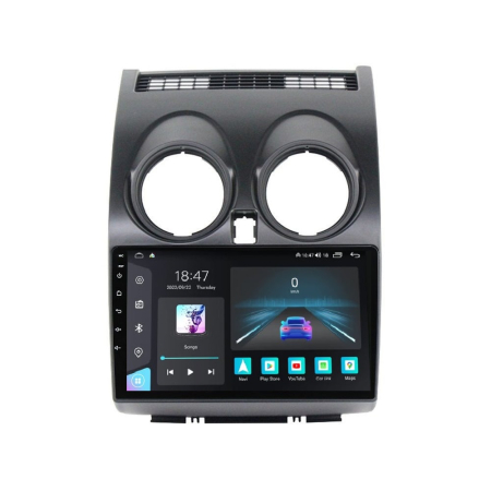Navigatie dedicata Nissan cu Android - Navigatie Nissan Qashqai J10 din 2006-2013, Rezolutie 2K, Ecran QLED 9.5 inch, 8GB RAM si 128GB ROM, Android, Procesor Octacore, Slot sim 4G, Sunet DSP