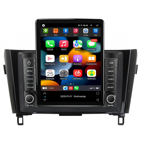 Navigatie Nissan Qashqai Xtrail din 2013-2018, Display TESLA 9.5 inch, 2GB RAM si 32GB ROM, Wireless Carplay si Android Auto, Procesor Octacore, Slot sim 4G, Sunet DSP, Camera Marsarier, Bluetooth, US [1]