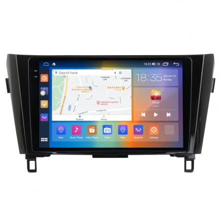 NISSAN - Navigatie Auto Android Nissan Qashqai Xtrail din 2013-2018, Rezolutie 2K, Ecran QLED 10.5 inch, 8GB RAM si 128GB ROM, Android, Procesor Octacore, Slot sim 4G, Sunet DSP, Wireless Carplay