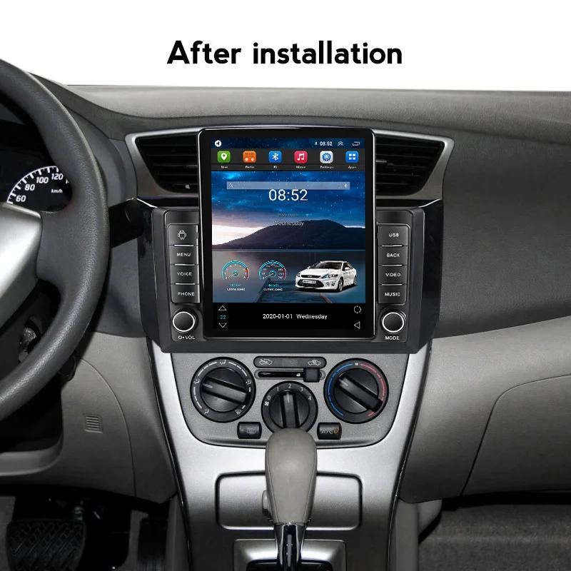 Navigatie Nissan Sylphy 2012-2018 Ecran TESLA 9.7 inch, 8 GB RAM si 128 GB ROM, Android 15, Slot Sim 4G, Procesor Octa Core, Carplay Wireless si Android auto, Procesor Sunet Digital DSP, Aplic [1]