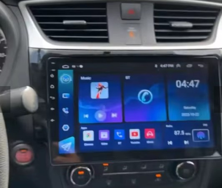 Navigatie Nissan Sylphy 2012 - 2018 Android 14 , 4GB RAM , Procesor Quad Core , Wireless Carplay si Android auto , Display HD Touchscreen, Wi-Fi , Bluetooth, USB [8]