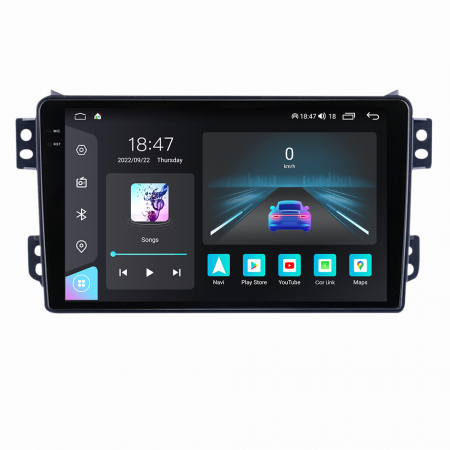 Agila  (2007 - 2014) - Navigatie Opel Agila din 2007-2014, Rezolutie 2K, Ecran QLED 9.5 inch, 8GB RAM si 128GB ROM, Android, Procesor Octacore, Slot sim 4G, Sunet DSP, Wireless Carplay