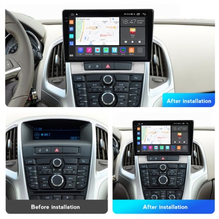 Navigatie Opel Astra J din 2010-2015, Rezolutie 2K, Ecran QLED 9.5 inch, 8GB RAM si 128GB ROM, Android, Procesor Octacore, Slot sim 4G, Sunet DSP, Wireless Carplay si Android Auto [5]