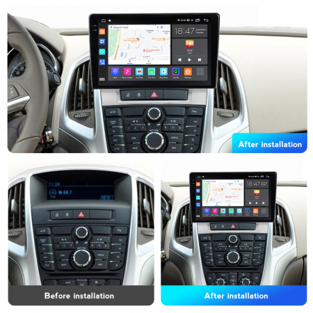 Navigatie Opel Astra J din 2010-2019, Rezolutie 2K, Display QLED 9.5 inch, 4GB RAM si 64GB ROM, Android, Procesor Octacore, Slot sim 4G, Sunet DSP, Wireless Carplay si Android Auto, Camera Marsarier, [5]