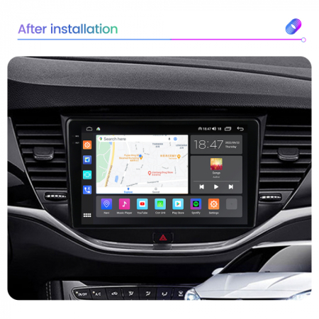 Navigatie Opel Astra K din 2015-2020 Android 14 , 4GB RAM , Procesor Quad Core , Wireless Carplay si Android auto , Display HD Touchscreen, Wi-Fi , Bluetooth, USB [5]