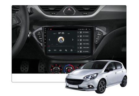 Navigatie Opel Corsa E din 2014-2019,  Android 14 , 4GB RAM, Octacore, Slot Sim 4G, DSP, GPS, Wi-FI, Carplay, Android Auto, USB, Bluetooth, Waze, Touchscreen, 9 inch [2]