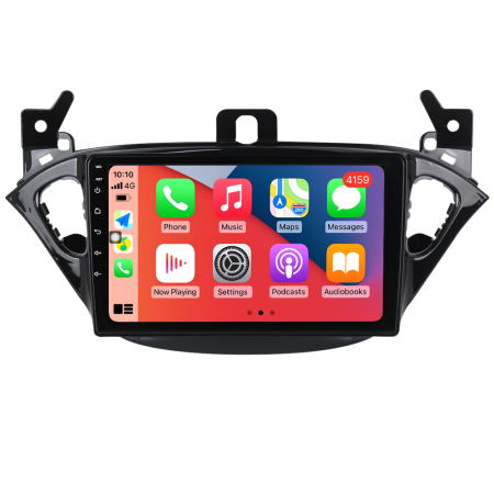 Navigatie dedicata Opel cu Android - Navigatie Opel Corsa E din 2014-2019, Android 14, Wireless Carplay si Android Auto, 2GB RAM si 32GB ROM, Display IPS 9 inch, Camera Marsarier, Internet, Aplicatii, Wi Fi, Usb, Bluetooth