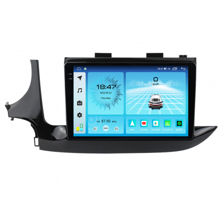 Navigatie Opel Mokka 2 din 2016-2021, Rezolutie 2K, Display QLED 9.5 inch, 4GB RAM si 64GB ROM, Android, Procesor Octacore, Slot sim 4G, Sunet DSP, Wireless Carplay si Android Auto, Camera Marsarier, [1]