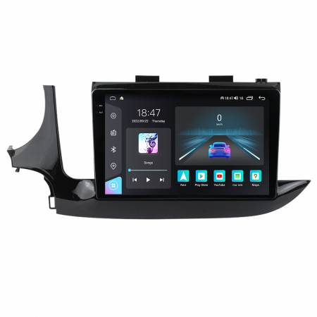 Mokka 2  (2016 - 2021) - Navigatie Opel Mokka 2 din 2016-2021, Rezolutie 2K, Display QLED 9.5 inch, 4GB RAM si 64GB ROM, Android, Procesor Octacore, Slot sim 4G, Sunet DSP, Wireless Carplay si Android Auto, Camera Marsarier,