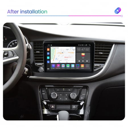 Navigatie Opel Mokka 2 din 2016-2021, Rezolutie 2K, Ecran QLED 9.5 inch, 8GB RAM si 128GB ROM, Android, Procesor Octacore, Slot sim 4G, Sunet DSP, Wireless Carplay si Android Auto [3]