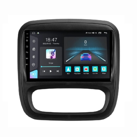 Vivaro  (2014 - 2018) - Navigatie Opel Vivaro din 2014 - 2018, Rezolutie 2K, Ecran QLED 9.5 inch, 8GB RAM si 128GB ROM, Android, Procesor Octacore, Slot sim 4G, Sunet DSP, Wireless Carplay