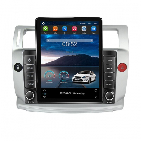 Navigatie Auto cu Android - Navigatie Citroen C4 din 2004 - 2011, Ecran TESLA 9.7 inch, 8 GB RAM si 128 GB ROM, Android 15, Slot Sim 4G, Procesor Octa Core, Carplay Wireless si Android auto, Procesor Sunet Digital DSP, Aplic