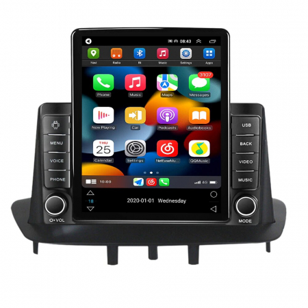 Navigatie Auto cu Android - Navigatie Renault Megane 3 Fluence din 2009 - 2015, Ecran TESLA 9.7 inch, 8 GB RAM si 128 GB ROM, Android 15, Slot Sim 4G, Procesor Octa Core, Carplay Wireless si Android auto, Procesor Sunet Digital