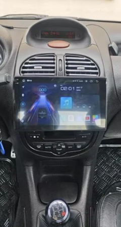 Navigatie Peugeot 206 din 1998-2012, Android 14 , 4GB RAM, Octacore, Slot Sim 4G, DSP, GPS, Wi-FI, Carplay, Android Auto, USB, Bluetooth, Waze, Touchscreen, 9 inch [8]