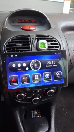 Navigatie Peugeot 206 din 1998-2012 Android 14 , 4GB RAM , Procesor Quad Core , Wireless Carplay si Android auto , Display HD Touchscreen, Wi-Fi , Bluetooth, USB [9]
