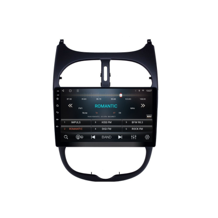 Navigatie Peugeot 206 din 1998-2012, Rezolutie 2K, Ecran QLED 9.5 inch, 8GB RAM si 128GB ROM, Android, Procesor Octacore, Slot sim 4G, Sunet DSP, Wireless Carplay si Android Auto [1]