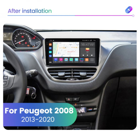 Navigatie Peugeot 208 / 2008 ( 2012 - 2020 ) , Android 14, 2GB RAM si 32GB ROM, Display IPS 9 inch, Camera Marsarier, Internet, Aplicatii, Wi Fi, Usb, Bluetooth [5]