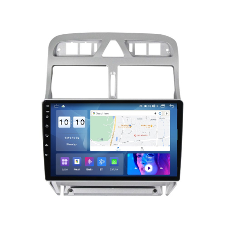 307  (2002 - 2013) - Navigatie Peugeot 307 din 2002 - 2013, 8GB RAM si 128GB ROM, Ecran QLED 9 inch, Android 14, Procesor Octacore, Slot sim 4G, Sunet DSP, Wireless Carplay si Android Auto, Camera Marsarier
