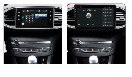 Navigatie Peugeot 308 ( 2013 - 2018 )  4 GB RAM si 64 GB ROM, Slot Sim 4G, Procesor Octa Core, Carplay, Sunet DSP, Android, Aplicatii, Usb, Wi Fi, Bluetooth [1]