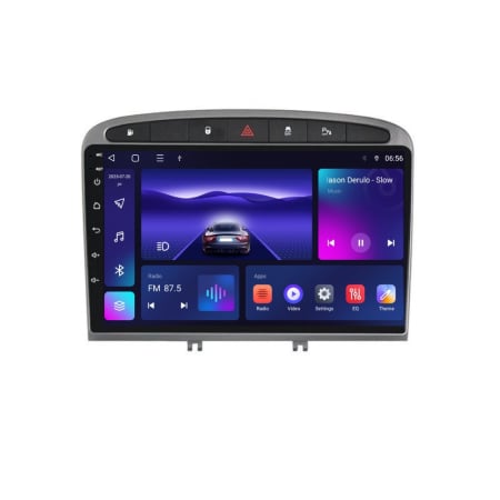 Navigatie Peugeot 308 408 ( 2008 - 2020 ) , 4GB RAM si 64GB ROM, Ecran QLED 9 inch, Android 14, Procesor Octacore, Slot sim 4G, Sunet DSP, Wireless Carplay si Android Auto, Camera Marsarier [1]