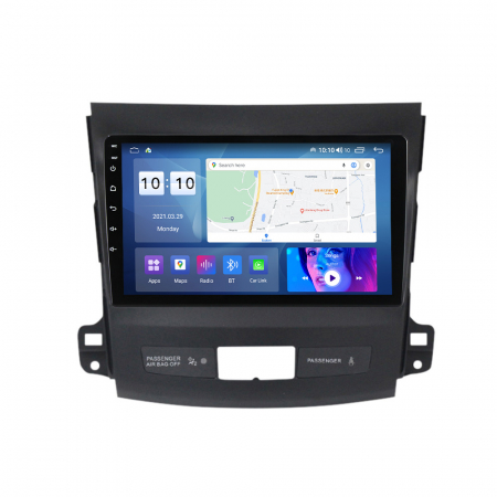 CITROEN - Navigatie Auto Android Peugeot4007 si Citroen C Crosser din 2007 - 2012, 8GB RAM si 128GB ROM, Ecran QLED 9 inch, Android 12, Procesor Octacore, Slot sim 4G, Sunet DSP, Wireless Carplay si Android Auto, Camera Ma
