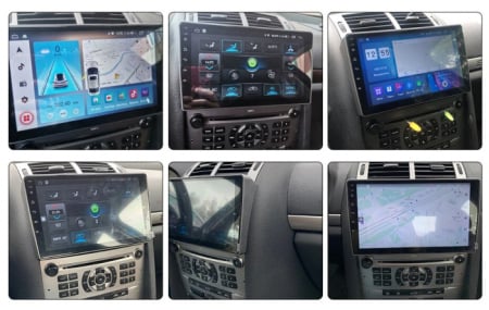 Navigatie Peugeot 407 din 2004-2011, Rezolutie 2K, Display QLED 9.5 inch, 4GB RAM si 64GB ROM, Android, Procesor Octacore, Slot sim 4G, Sunet DSP, Wireless Carplay si Android Auto, Camera Marsarier, U [3]