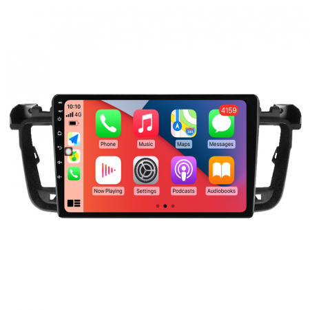 PEUGEOT - Navigatie Auto Android Peugeot508 din 2010-2018, 4GB RAM si 32GB ROM, Display QLED 9 inch, Wireless Carplay si Android Auto, Procesor Octacore, Slot sim 4G, Sunet DSP, Camera Marsarier, Bluetooth, USB, Wi Fi, Rad