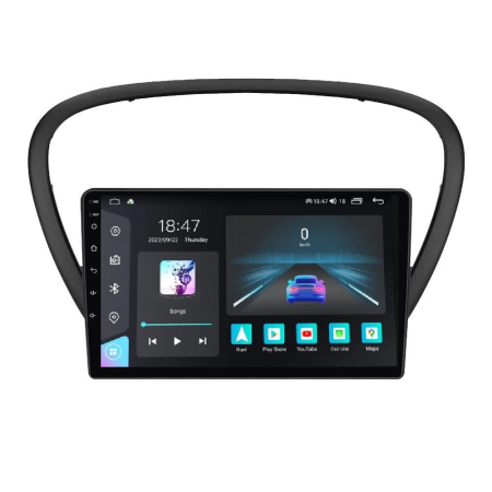 607  (2004 - 2010) - Navigatie Peugeot 607 din 2004-2010, Rezolutie 2K, Ecran QLED 9.5 inch, 8GB RAM si 128GB ROM, Android, Procesor Octacore, Slot sim 4G, Sunet DSP, Wireless Carplay