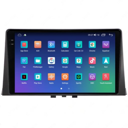 Navigatie Peugeot Partner 2018 - 2024 Rezolutie 2K, Display QLED 9.5 inch, 4GB RAM si 64GB ROM, Android, Procesor Octacore, Slot sim 4G, Sunet DSP, Wireless Carplay si Android Auto, Camera Marsa [3]