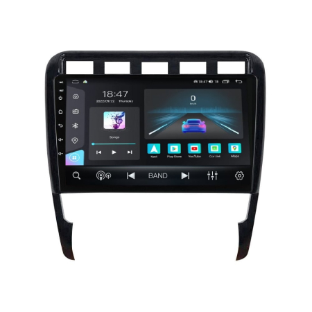 Navigatie dedicata Porsche cu Android - Navigatie Porsche Cayenne din 2002-2010, Rezolutie 2K, Ecran QLED 9.5 inch, 8GB RAM si 128GB ROM, Android, Procesor Octacore, Slot sim 4G, Sunet DSP, Wireless Carplay