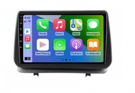 Navigatie Renault Clio 3 din 2006 - 2019, Android 14, 2GB RAM si 32GB ROM, Display IPS 9 inch, Camera Marsarier, Internet, Aplicatii, Wi Fi, Usb, Bluetooth [5]