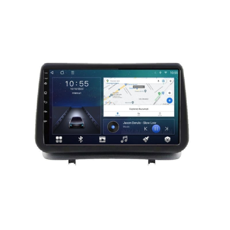 Navigatie Renault Clio 3 din 2006-2019, Rezolutie 2K, Ecran QLED 9.5 inch, 8GB RAM si 128GB ROM, Android, Procesor Octacore, Slot sim 4G, Sunet DSP, Wireless Carplay [8]