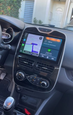 Navigatie Renault Clio 4 din 2012-2020, Rezolutie 2K, Display QLED 9.5 inch, 4GB RAM si 64GB ROM, Android, Procesor Octacore, Slot sim 4G, Sunet DSP, Wireless Carplay si Android Auto, Camera Marsarier [1]