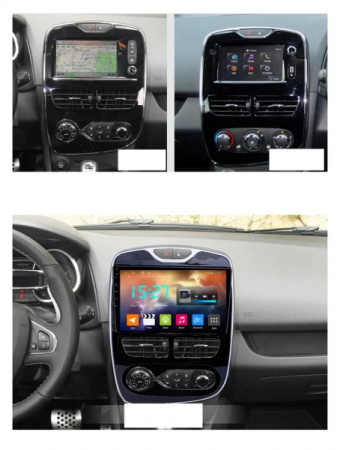 Navigatie Renault Clio 4 din 2012-2020, Rezolutie 2K, Ecran QLED 10.5 inch, 8GB RAM si 128GB ROM, Android, Procesor Octacore, Slot sim 4G, Sunet DSP, Wireless Carplay si Android Auto [1]