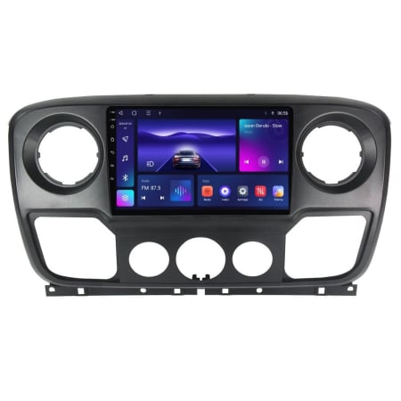 Navigatie dedicata Renault cu Android - Navigatie RENAULT MASTER 2021-2024, 4GB RAM si 64GB ROM, Ecran QLED 9 inch, Android 14, Procesor Octacore, Slot sim 4G, Sunet DSP, Wireless Carplay si Android Auto