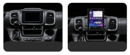 Navigatie RENAULT MASTER 2021-2024, Ecran TESLA 9.5 inch, 4 GB RAM si 64 GB ROM, Slot Sim 4G, Procesor Octa Core, Carplay integrat, Procesor Sunet Digital DSP, Android [3]