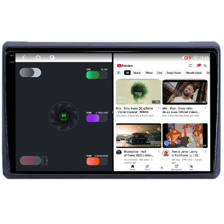 Navigatie Auto cu Android - Navigatie Renault Master 2021 8GB RAM si 128GB ROM, Ecran QLED 9 inch, Android 14, Procesor Octacore, Slot sim 4G, Sunet DSP, Wireless Carplay si Android Auto
