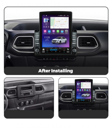 Navigatie Renault Master 2021 Android 15 , Ecran TESLA 9.7 inch, 8 GB RAM si 128 GB ROM, Android 15, Slot Sim 4G, Procesor Octa Core, Carplay Wireless si Android auto, Procesor Sunet Digital DSP, Apli [1]